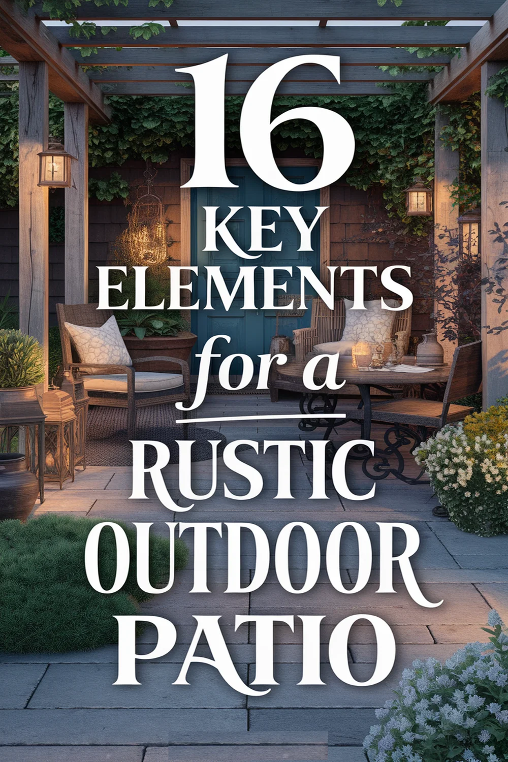 Image for: 16 Essential Elements for a Rustic Outdoor Patio With Natural Fibers