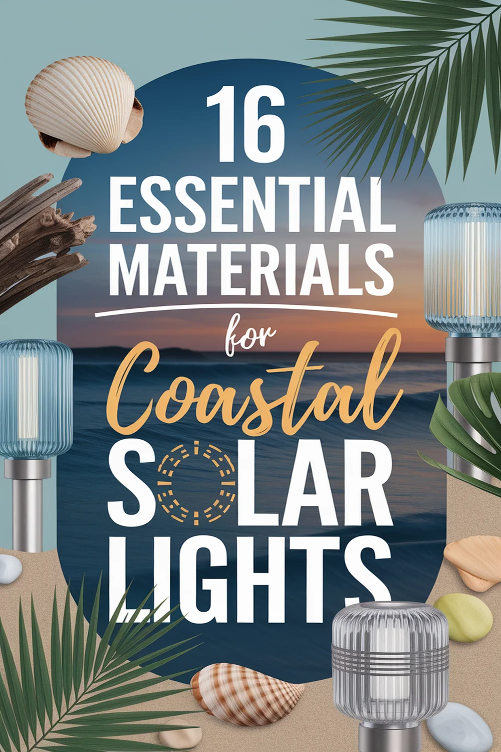 Image for: 16 Essential Materials for Coastal Bedroom Solar-Powered Lights