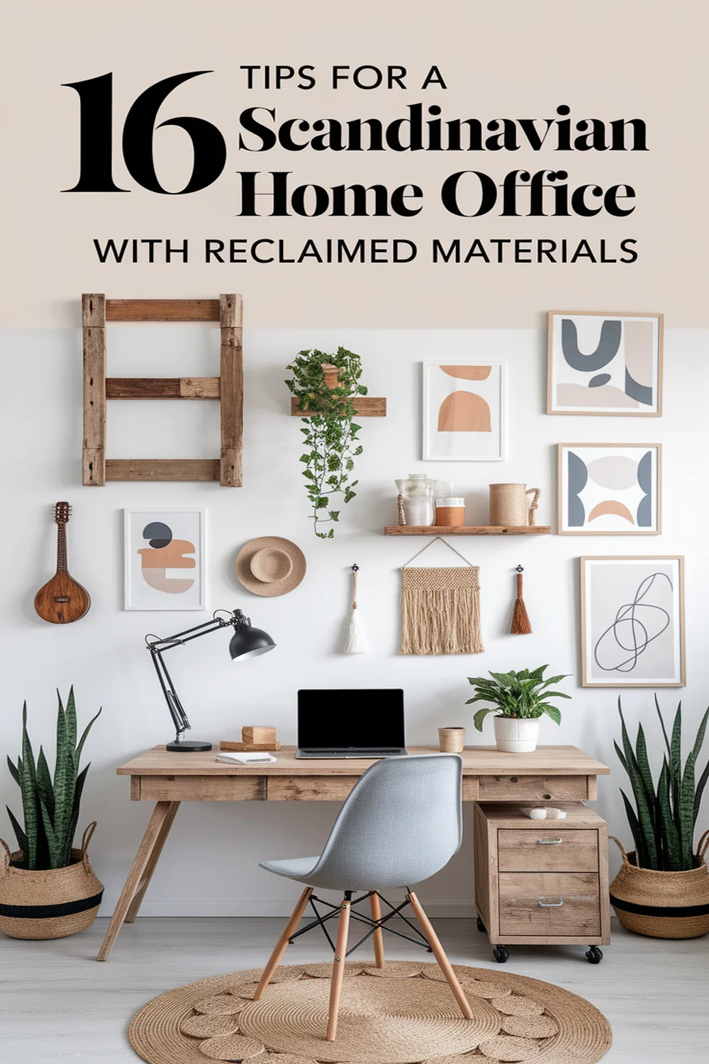 Image for: 16 Essential Tips for a Scandinavian Home Office Using Reclaimed Materials