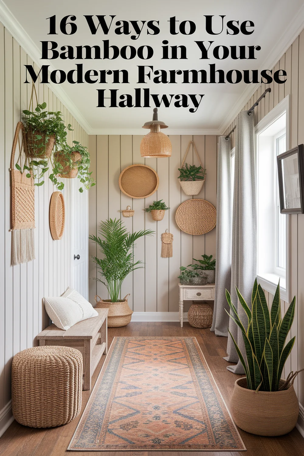 16 Ways to Incorporate Bamboo Material in Your Modern Farmhouse Hallway 41 Image for: 16 Ways to Incorporate Bamboo Material in Your Modern Farmhouse Hallway
