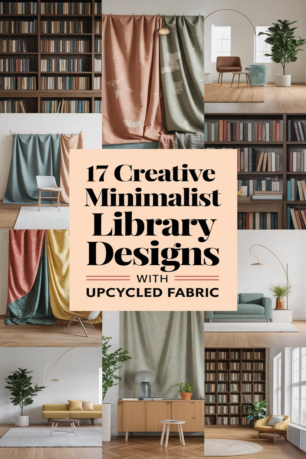17 Creative Ways to Design a Minimalist Library With Upcycled Fabric Materials 23 Image for: 17 Creative Ways to Design a Minimalist Library With Upcycled Fabric Materials