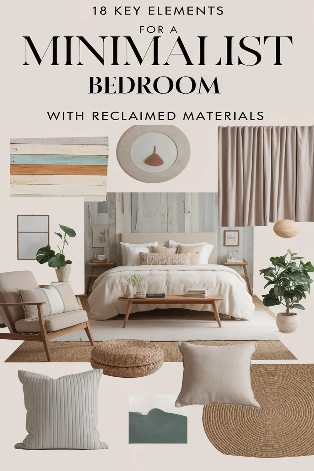 Image for: 18 Essential Elements of a Minimalist Bedroom With Reclaimed Materials