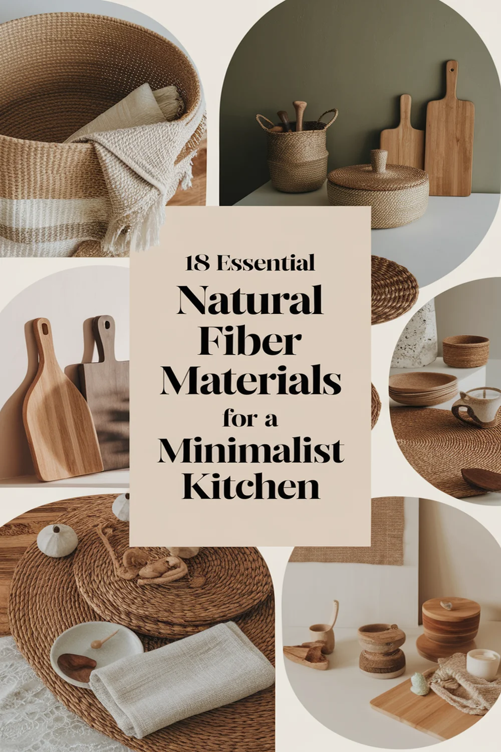 Image for: 18 Essential Materials for a Minimalist Kitchen With Natural Fibers