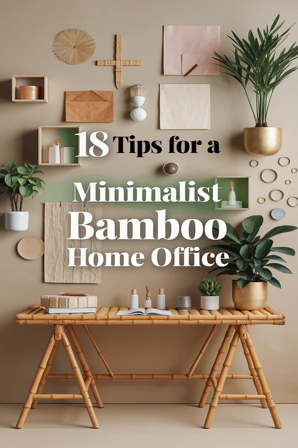 Image for: 18 Essential Tips for a Minimalist Home Office Using Bamboo Material