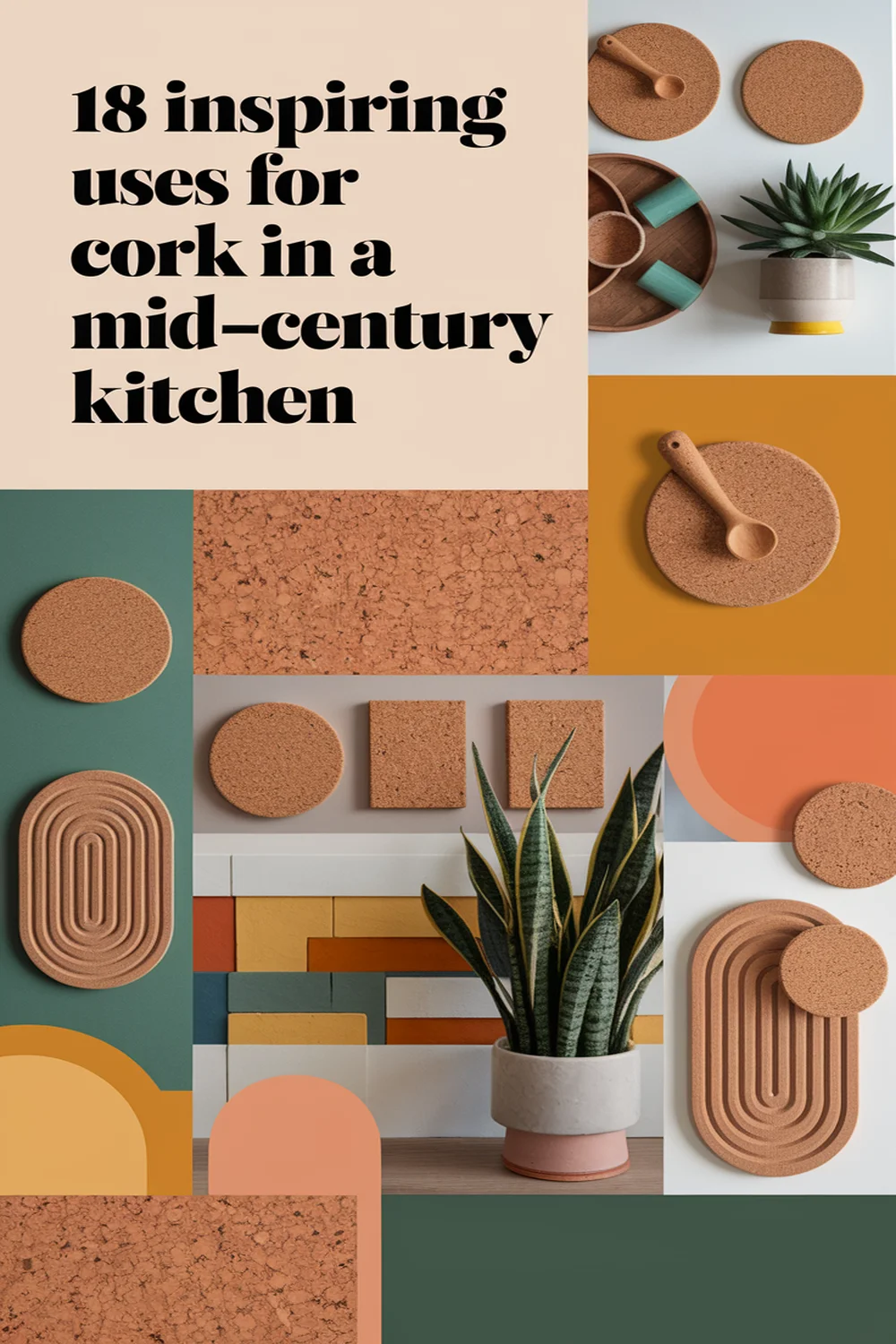 Image for: 18 Inspiring Ways to Use Cork Material in Your Mid-Century Modern Kitchen