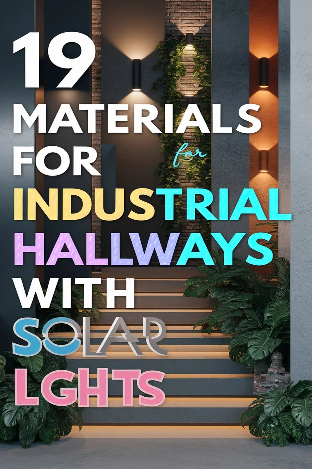 Image for: 19 Essential Materials for Industrial Hallways With Solar-Powered Lights