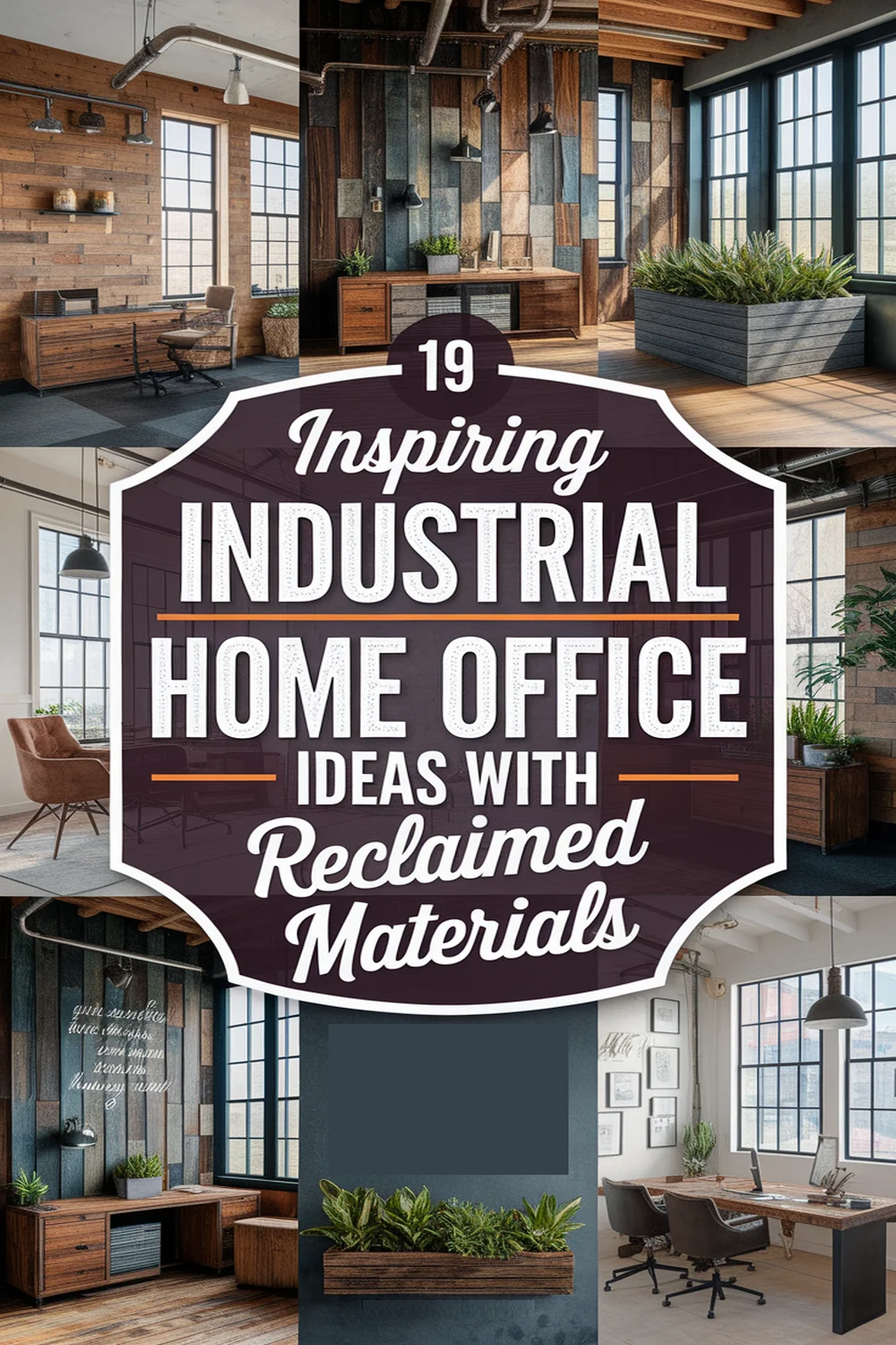 Image for: 19 Inspiring Ideas for an Industrial Home Office With Reclaimed Materials
