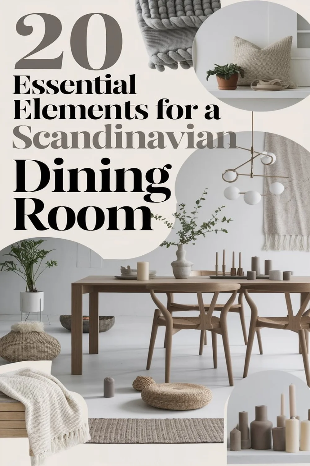 Image for: 20 Must-Have Elements for a Scandinavian Dining Room With Organic Cotton Material
