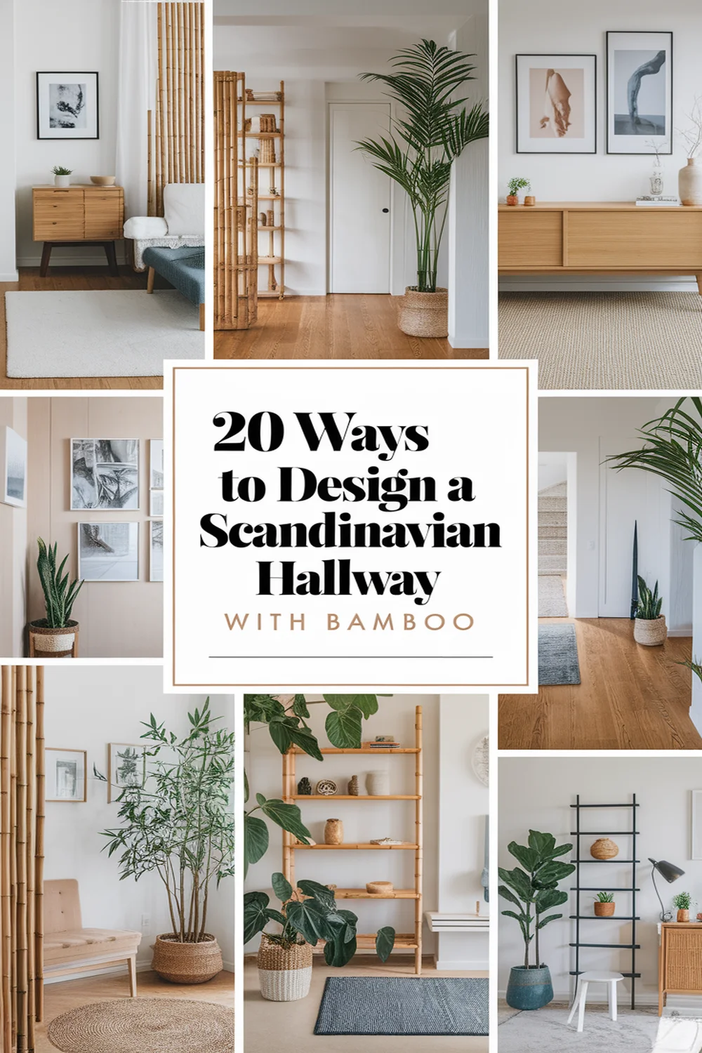 Image for: 20 Ways to Create a Scandinavian Hallway With Bamboo Material