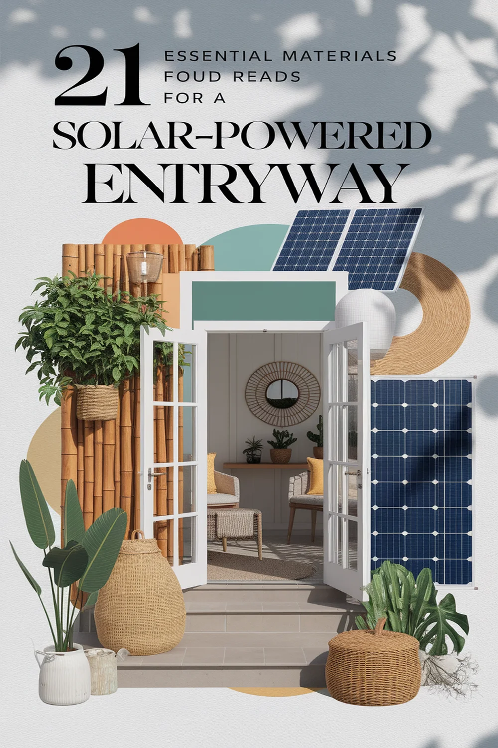 Image for: 21 Essential Materials for a Scandinavian Entryway With Solar-Powered Lights