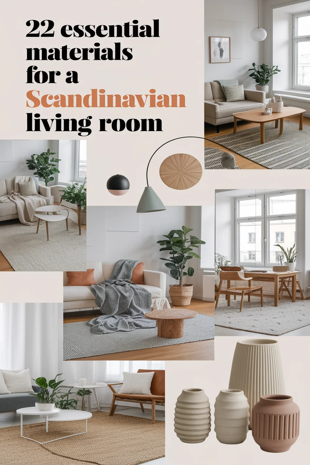 Image for: 22 Essential Materials for a Scandinavian Living Room With Solar Powered Lights