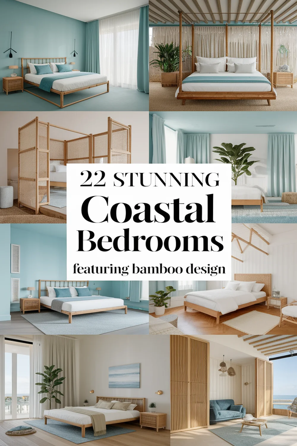 Image for: 22 Stunning Coastal Bedroom Designs With Bamboo Material