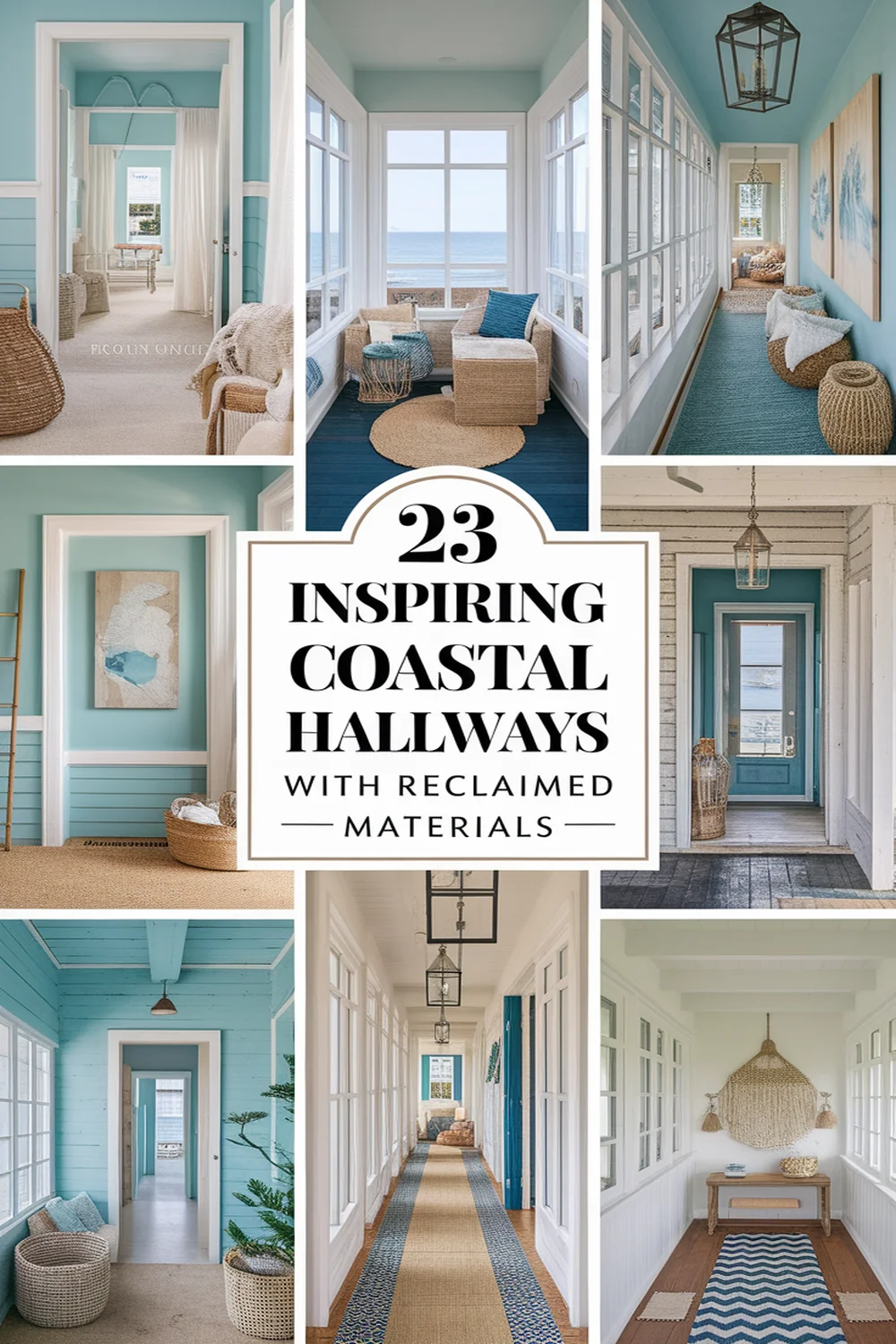 Image for: 23 Inspiring Coastal Hallways With Reclaimed Materials