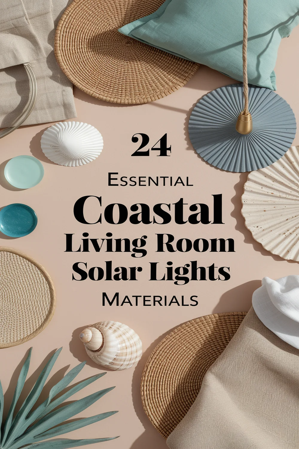 Image for: 24 Essential Materials for Coastal Living Room Solar-Powered Lights