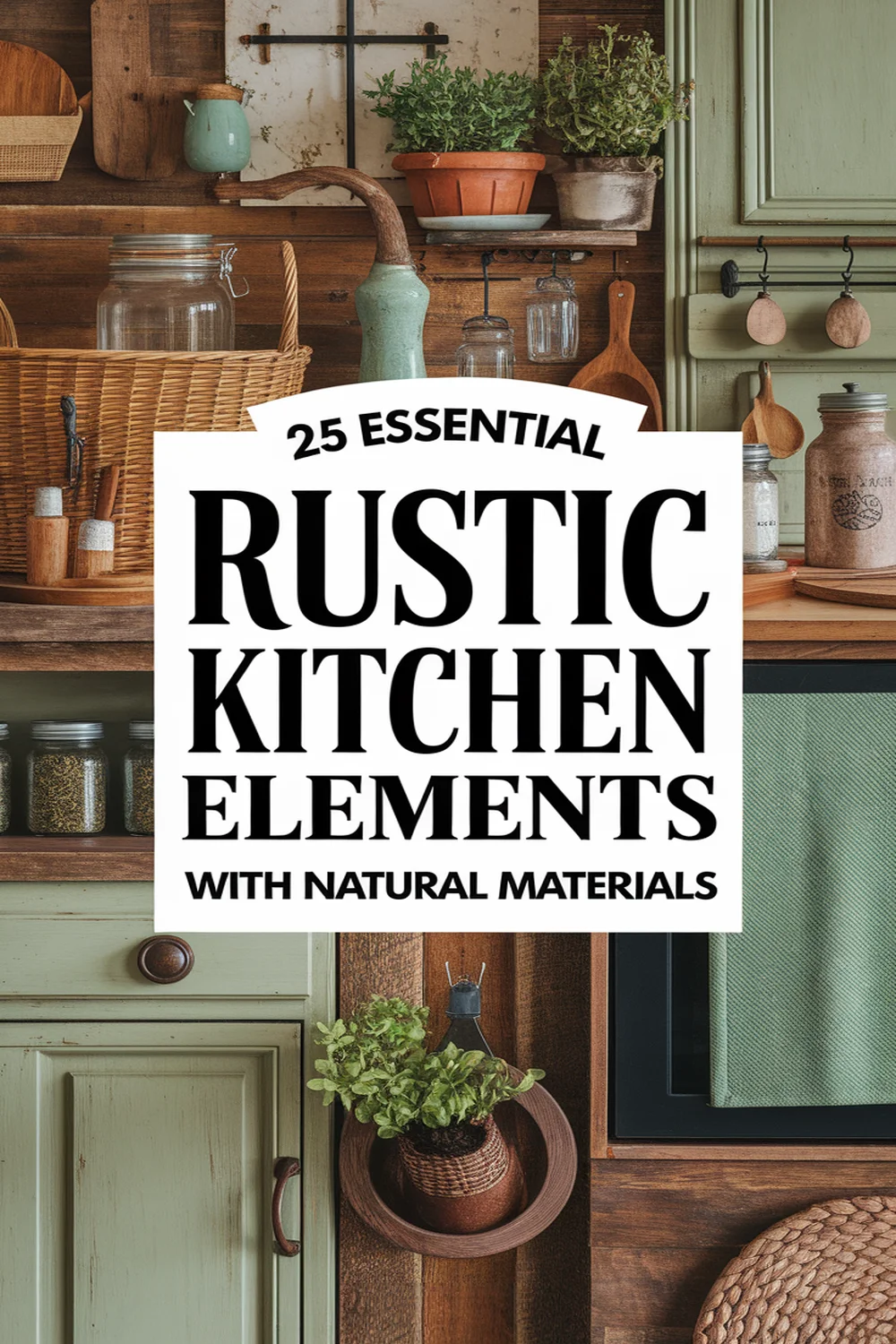 Image for: 25 Essential Elements of a Rustic Kitchen With Natural Fibers and Materials
