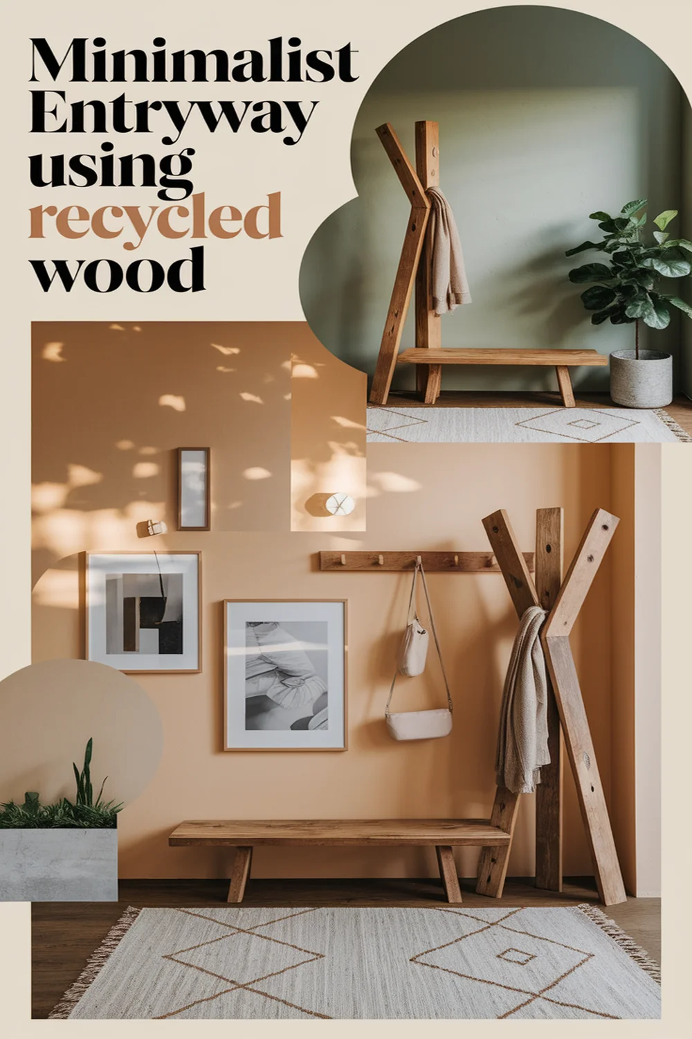 Image for: Create a Minimalist Entryway With Recycled Wood Material