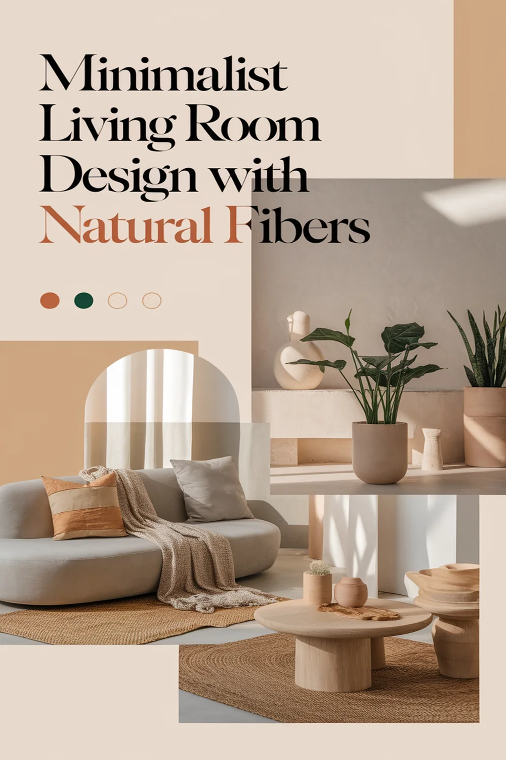 Image for: Create a Minimalist Living Room With Natural Fibers