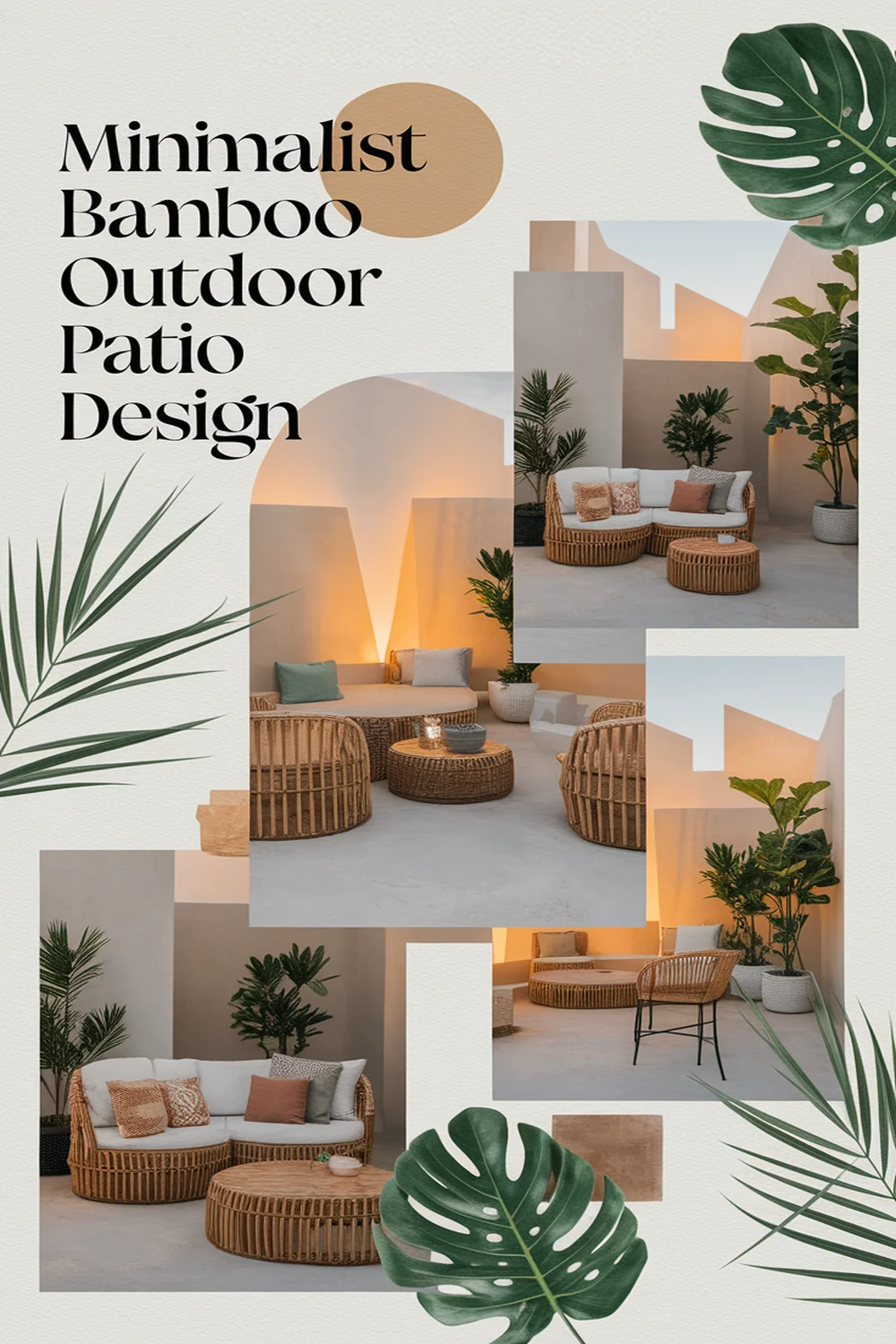 Image for: Create a Minimalist Outdoor Patio With Bamboo Material