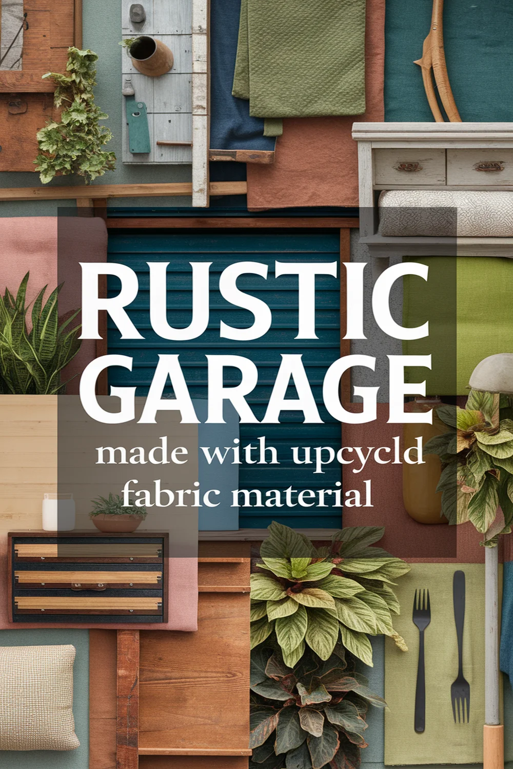 Image for: Create a Rustic Garage With Upcycled Fabric Material