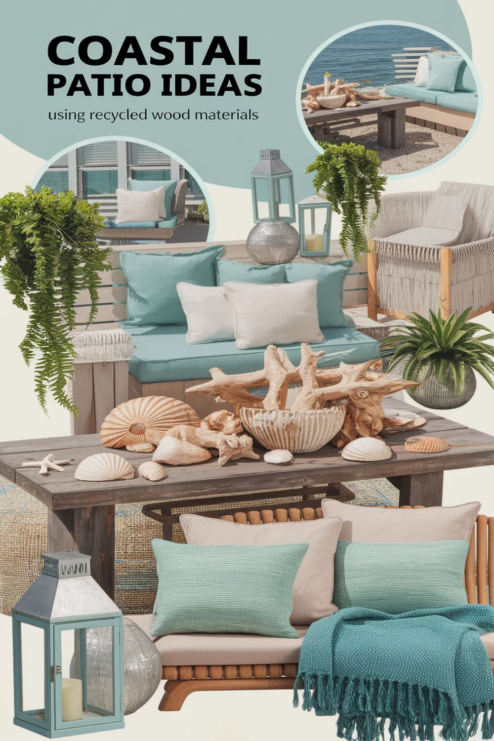 Creative Ideas for a Coastal Outdoor Patio Using Recycled Wood Material 1 Image for: Creative Ideas for a Coastal Outdoor Patio Using Recycled Wood Material