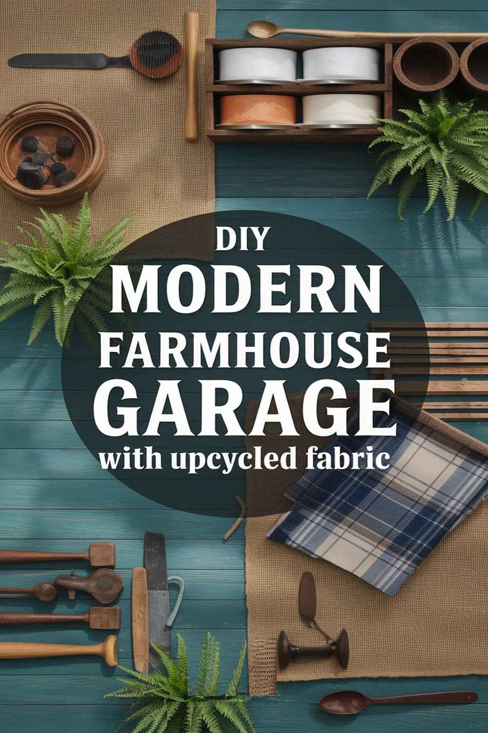 Image for: DIY Guide to Building a Modern Farmhouse Garage With Upcycled Fabric Materials