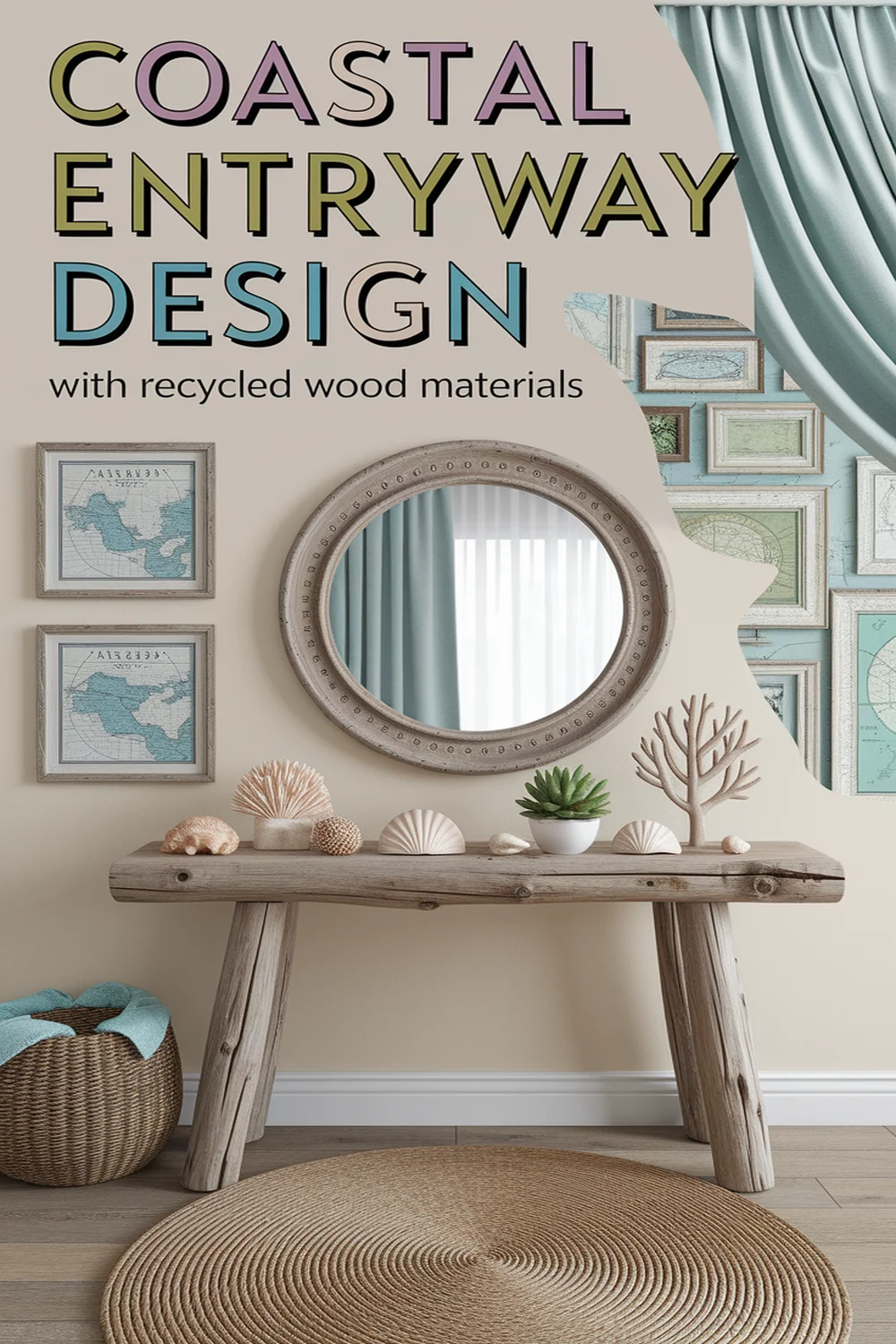 Image for: Designing a Coastal Entryway With Recycled Wood Materials