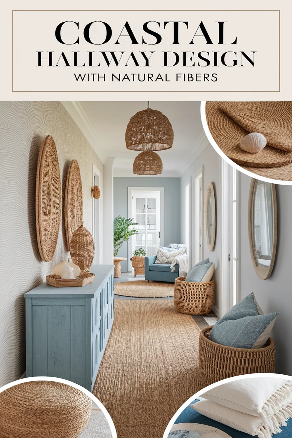 Designing a Coastal Hallway With Natural Fibers 44 Image for: Designing a Coastal Hallway With Natural Fibers
