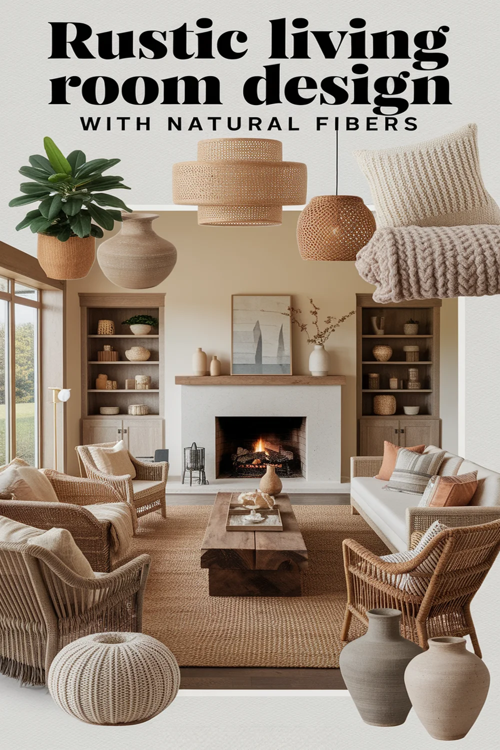 Image for: Designing a Rustic Living Room With Natural Fibers