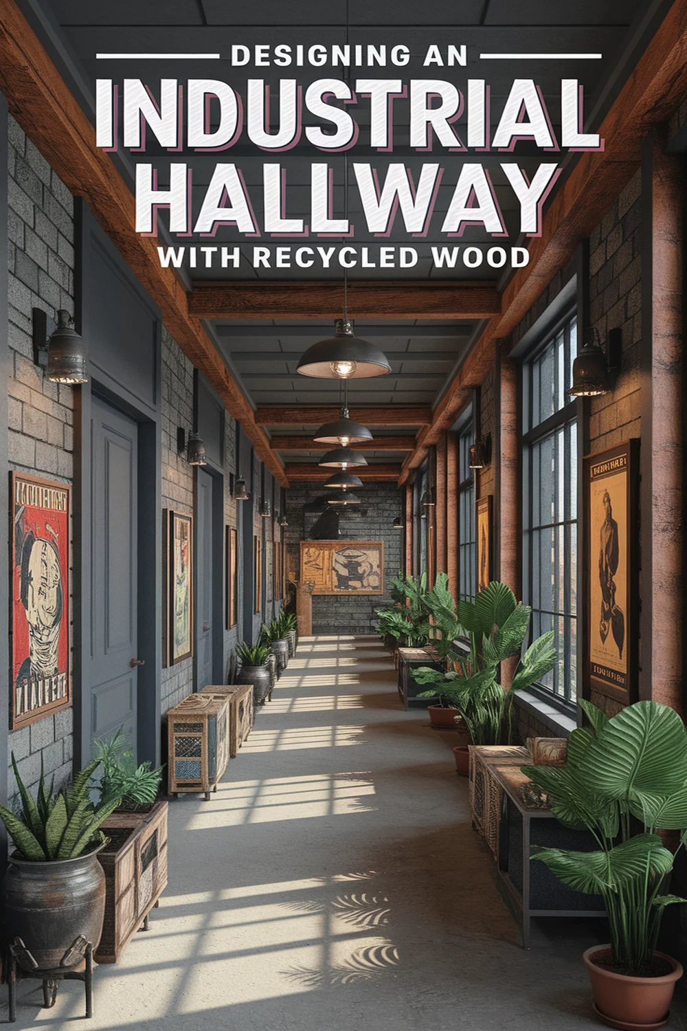 Image for: Designing an Industrial Hallway With Recycled Wood Materials
