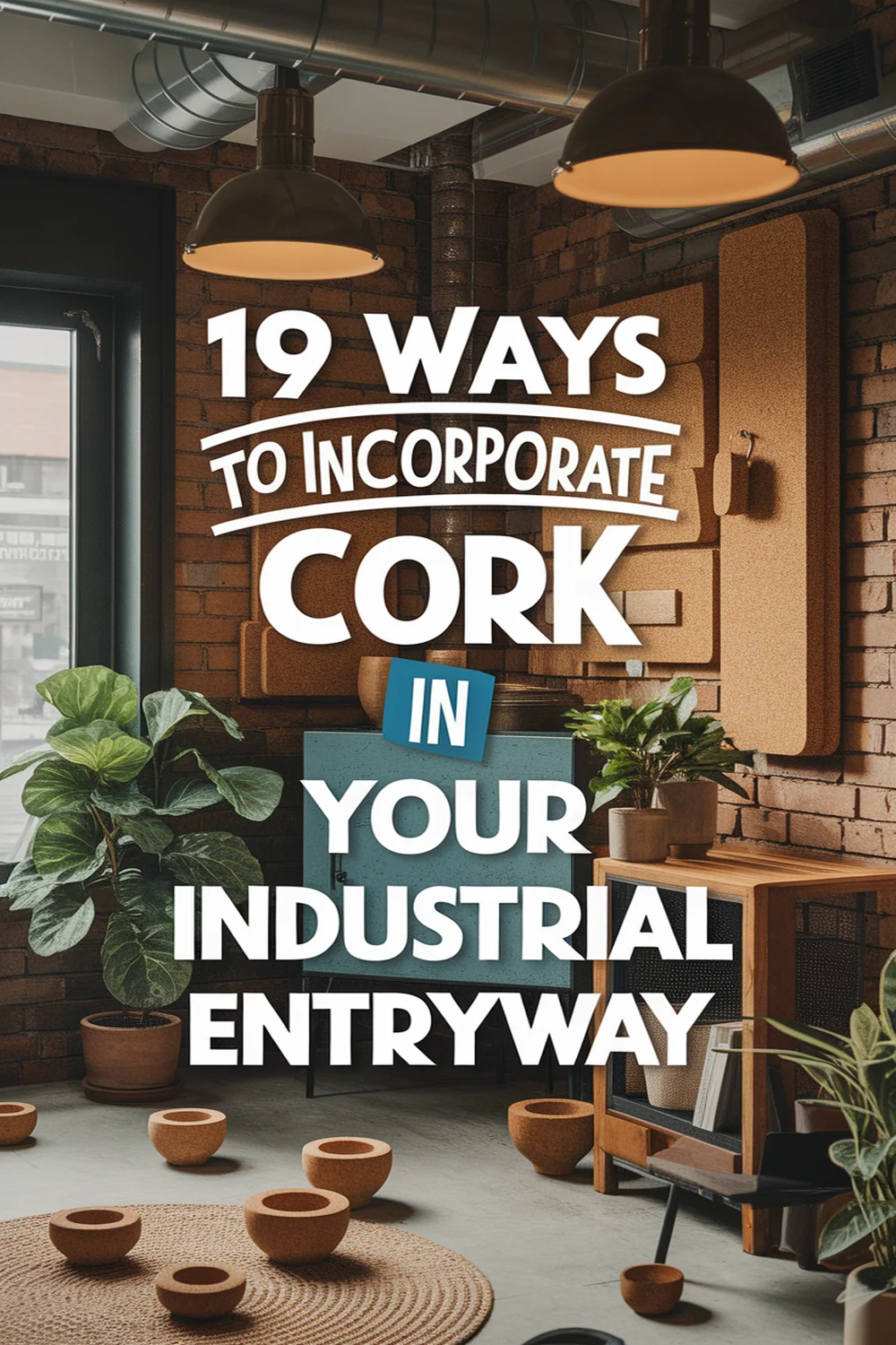 Image for: Incorporating Cork in Your Industrial Entryway: 19 Ways