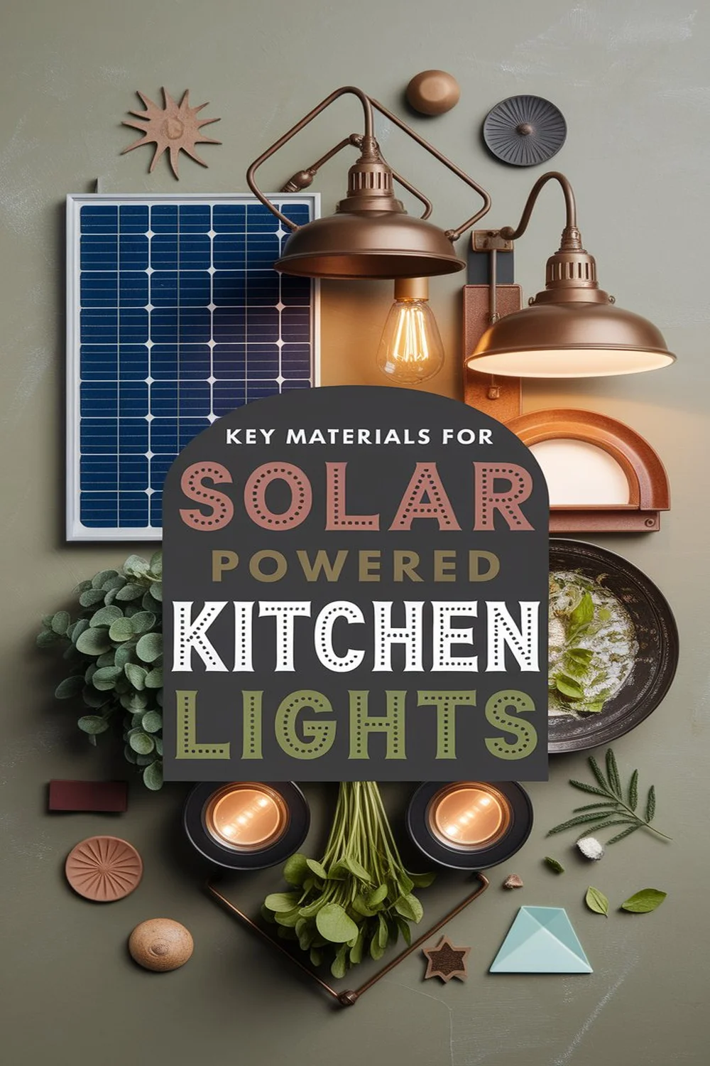 Image for: Key Materials for Industrial Kitchen Solar-Powered Lights